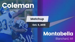 Matchup: Coleman vs. Montabella  2018