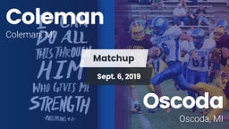 Matchup: Coleman vs. Oscoda  2019