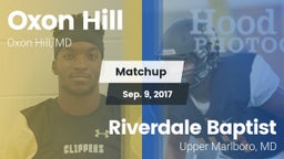 Matchup: Oxon Hill vs. Riverdale Baptist  2017