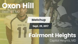 Matchup: Oxon Hill vs. Fairmont Heights  2017