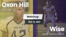 Matchup: Oxon Hill vs. Wise  2017