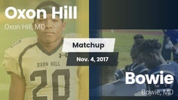 Matchup: Oxon Hill vs. Bowie  2017