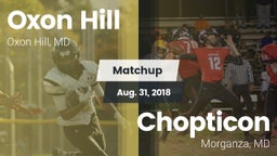 Matchup: Oxon Hill vs. Chopticon  2018