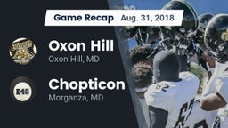 Recap: Oxon Hill  vs. Chopticon  2018