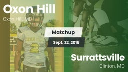 Matchup: Oxon Hill vs. Surrattsville  2018