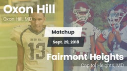 Matchup: Oxon Hill vs. Fairmont Heights  2018