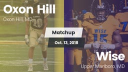 Matchup: Oxon Hill vs. Wise  2018