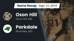 Recap: Oxon Hill  vs. Parkdale  2019