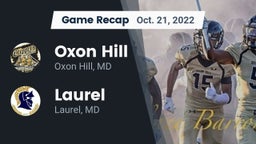 Recap: Oxon Hill  vs. Laurel  2022