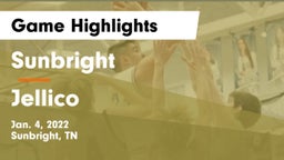 Sunbright  vs Jellico  Game Highlights - Jan. 4, 2022