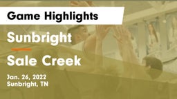 Sunbright  vs Sale Creek  Game Highlights - Jan. 26, 2022