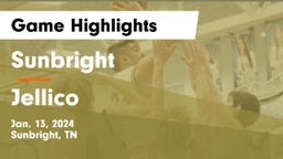 Sunbright  vs Jellico  Game Highlights - Jan. 13, 2024