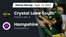 Recap: Crystal Lake South  vs. Hampshire  2023