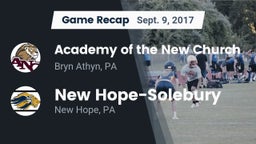Recap: Academy of the New Church  vs. New Hope-Solebury  2017