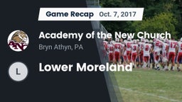 Recap: Academy of the New Church  vs. Lower Moreland 2017