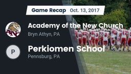 Recap: Academy of the New Church  vs. Perkiomen School 2017