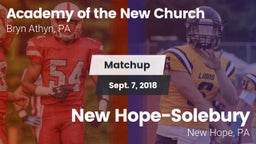 Matchup: Academy of the New C vs. New Hope-Solebury  2018