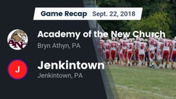 Recap: Academy of the New Church  vs. Jenkintown  2018