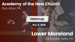 Matchup: Academy of the New C vs. Lower Moreland  2018