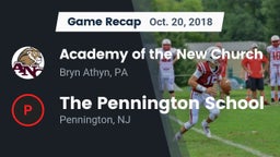 Recap: Academy of the New Church  vs. The Pennington School 2018