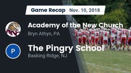 Recap: Academy of the New Church  vs. The Pingry School 2018