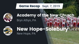 Recap: Academy of the New Church  vs. New Hope-Solebury  2019