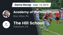 Recap: Academy of the New Church  vs. The Hill School 2019