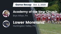 Recap: Academy of the New Church  vs. Lower Moreland  2020