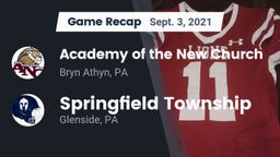 Recap: Academy of the New Church  vs. Springfield Township  2021