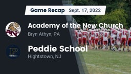 Recap: Academy of the New Church  vs. Peddie School 2022