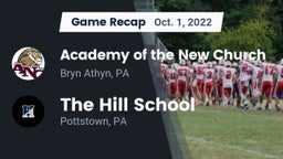 Recap: Academy of the New Church  vs. The Hill School 2022