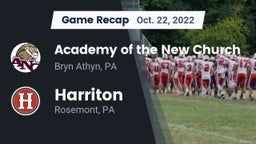 Recap: Academy of the New Church  vs. Harriton  2022