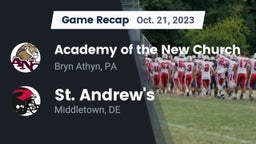 Recap: Academy of the New Church  vs. St. Andrew's  2023