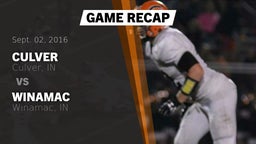 Recap: Culver  vs. Winamac  2016