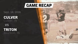 Recap: Culver  vs. Triton  2016