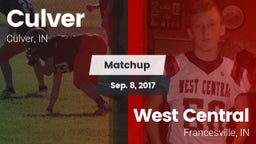 Matchup: Culver vs. West Central  2017