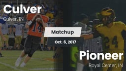 Matchup: Culver vs. Pioneer  2017