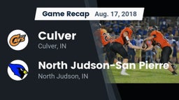 Recap: Culver  vs. North Judson-San Pierre  2018