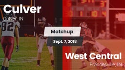 Matchup: Culver vs. West Central  2018