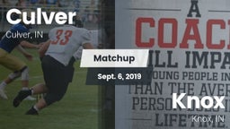 Matchup: Culver vs. Knox  2019