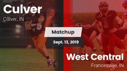 Matchup: Culver vs. West Central  2019
