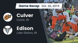 Recap: Culver  vs. Edison  2019