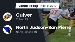 Recap: Culver  vs. North Judson-San Pierre  2019