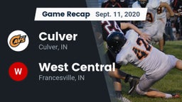 Recap: Culver  vs. West Central  2020