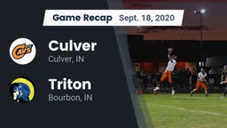 Recap: Culver  vs. Triton  2020