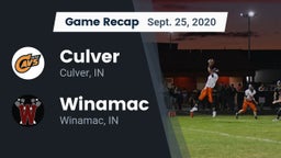 Recap: Culver  vs. Winamac  2020