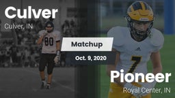 Matchup: Culver vs. Pioneer  2020