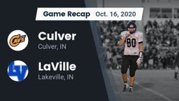 Recap: Culver  vs. LaVille  2020