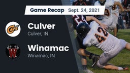Recap: Culver  vs. Winamac  2021