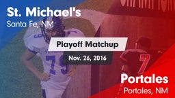 Matchup: St. Michael's vs. Portales  2016